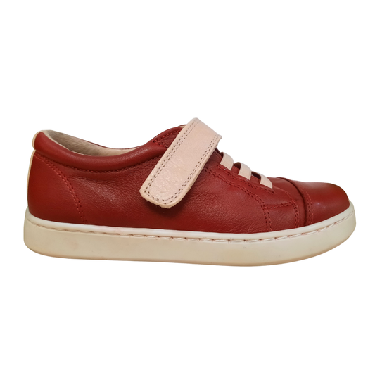 Petasil Pierre Leather Shoe — Red
