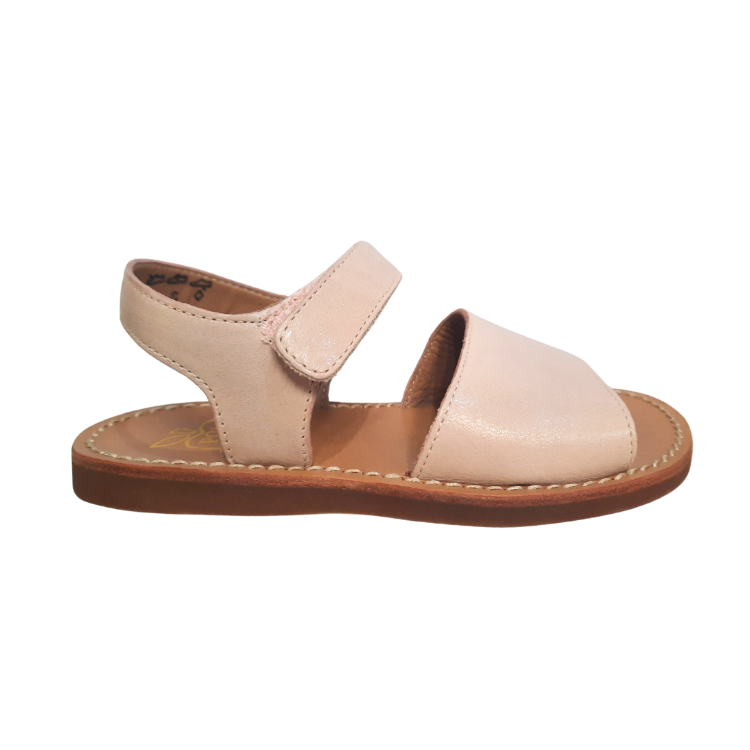 Pom d'Api Plage Stitch Easy Sandal — Nude