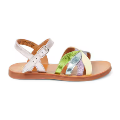 Pom d'Api Plagette Oto Sandal — Powder Lily