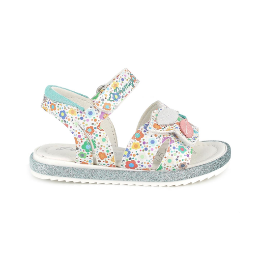 Primigi Happy Starlet Sandal 39130 — White Multi