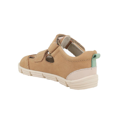 Primigi 1404 Decon Closed Toe Sandal — Cognac