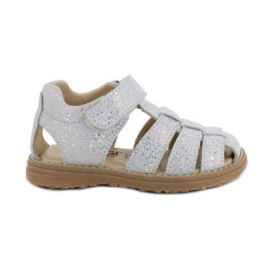 Primigi Closed Toe Sandal 79205 — Silver/Sparkle