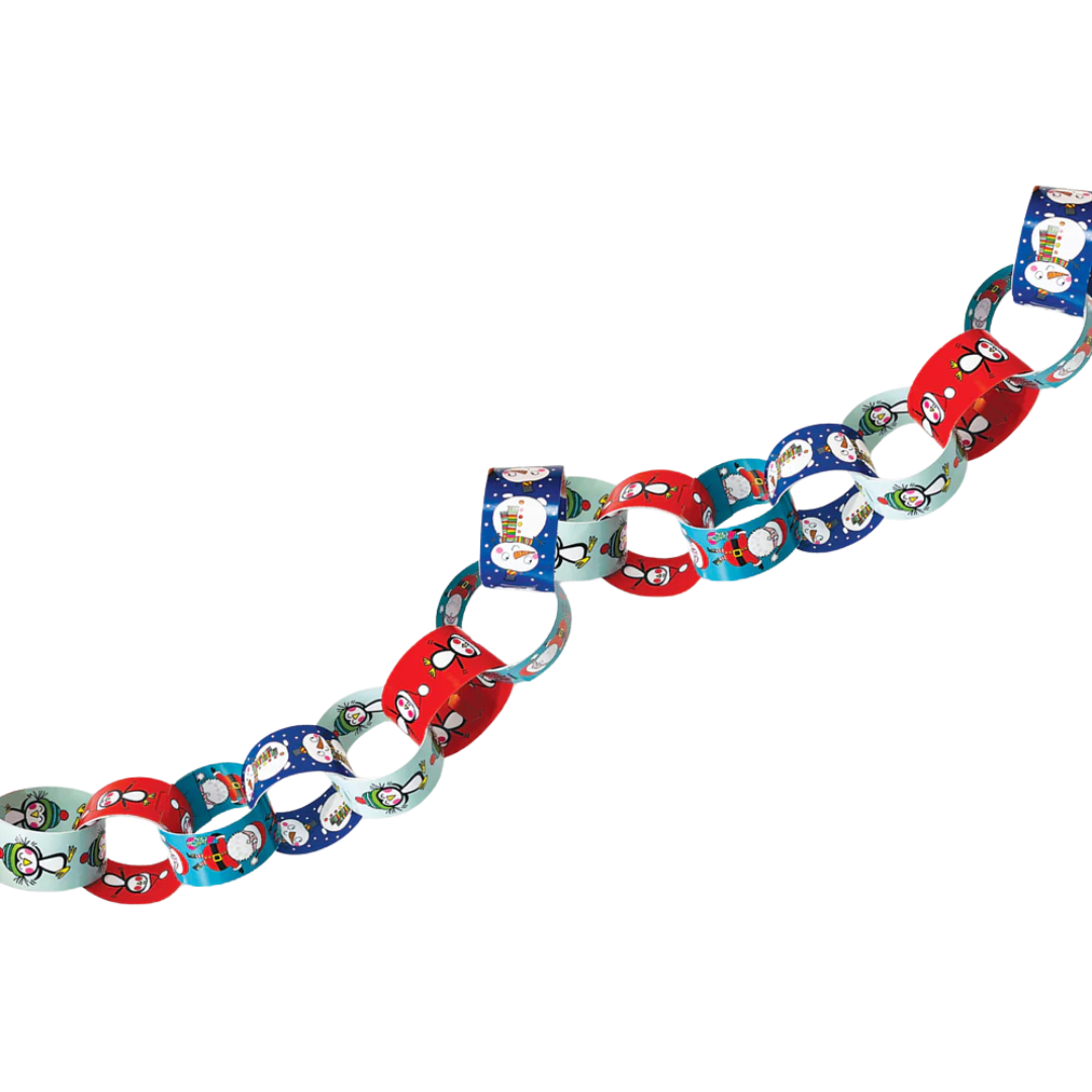 Rachel Ellen Paper Chains - Santa & friends
