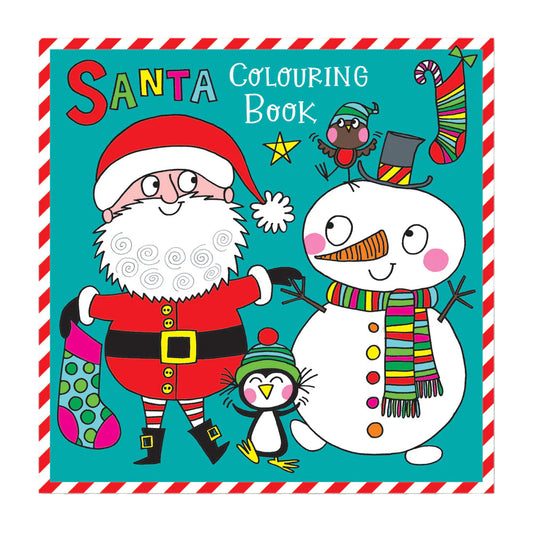 Rachel Ellen Colouring Book Santa & Snowman