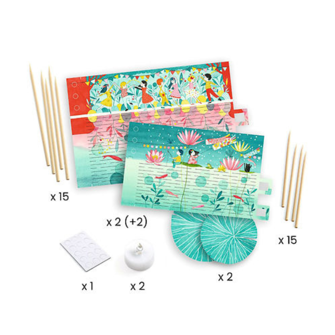 Djeco DJ07968 DIY Tealight Holders - Fire Flies Dance