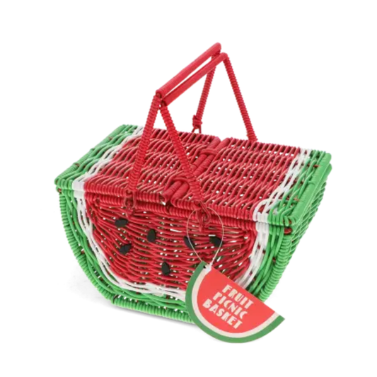 Rex London Little Fruit Picnic Basket - Watermelon