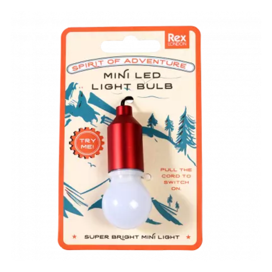 Rex London Mini LED Light Bulb Keyring - Spirit of Adventure