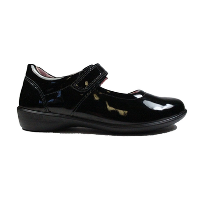 Ricosta Beth School Shoe — Black Patent