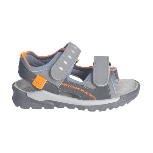 Ricosta Tajo Sandal — Grey/Orange