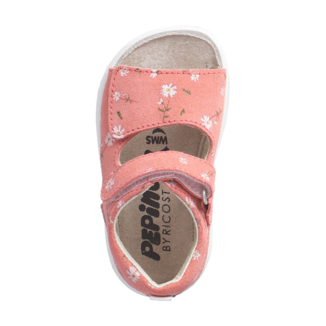 Ricosta Banu Open Toe Sandal — Strawberry