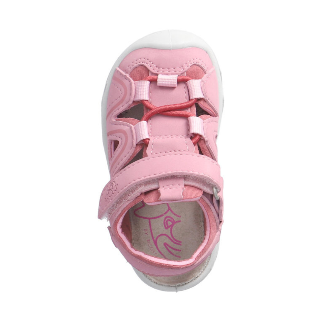 Ricosta Gary Closed Toe Sandals — Mallow/Rosewood