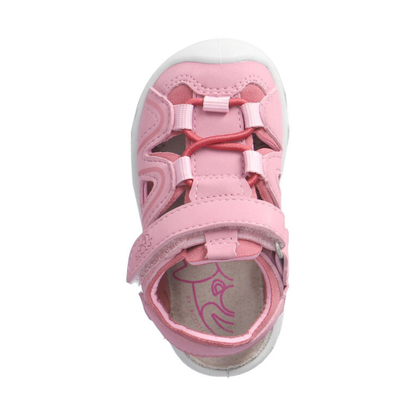 Ricosta Gary Closed Toe Sandals — Mallow/Rosewood
