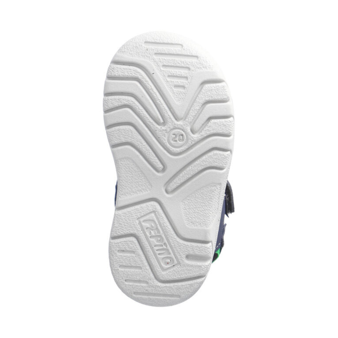 Ricosta Gary Closed Toe Sandals — Nautic/Neongreen