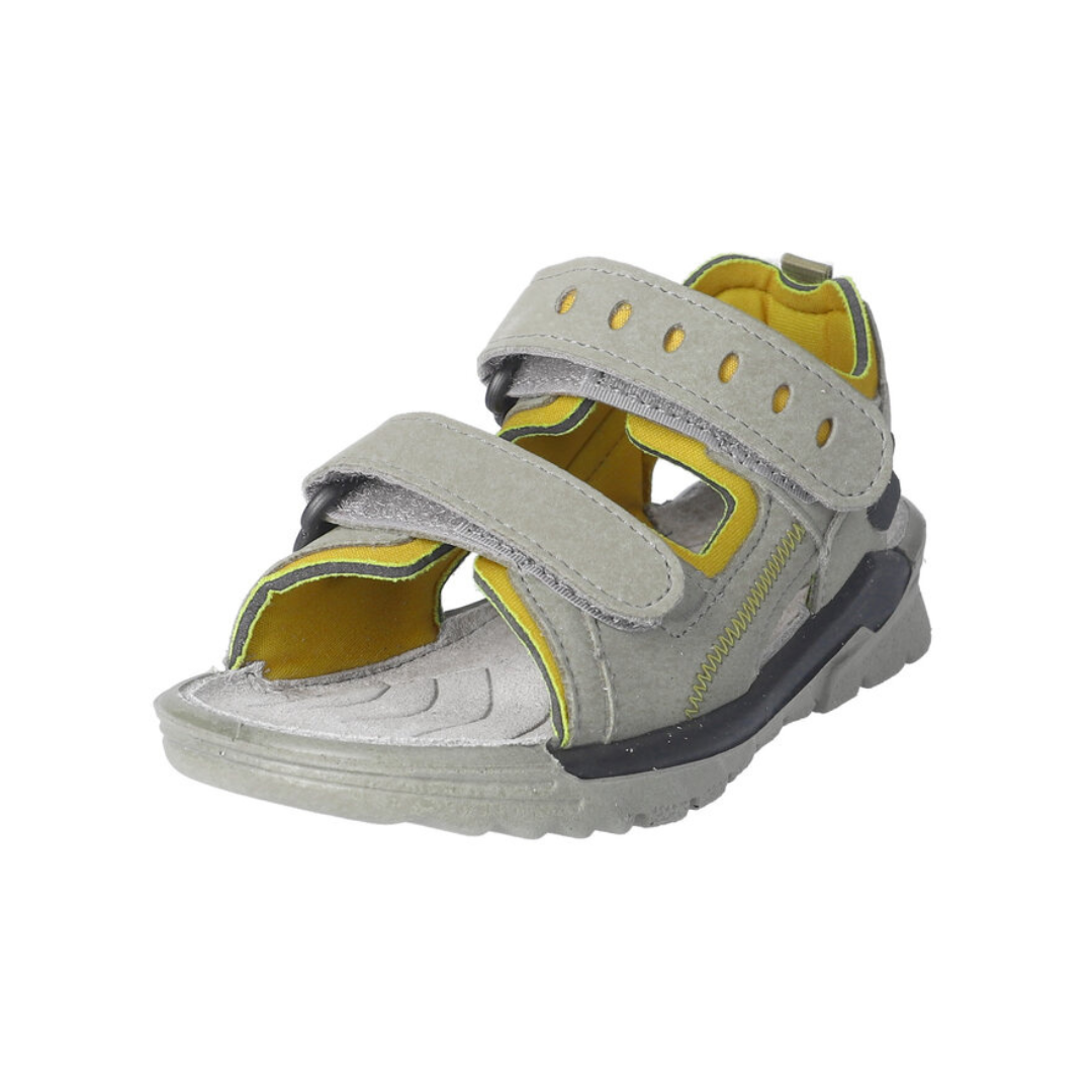 Ricosta Tajo Sandal — Eukalyptus/Gelb