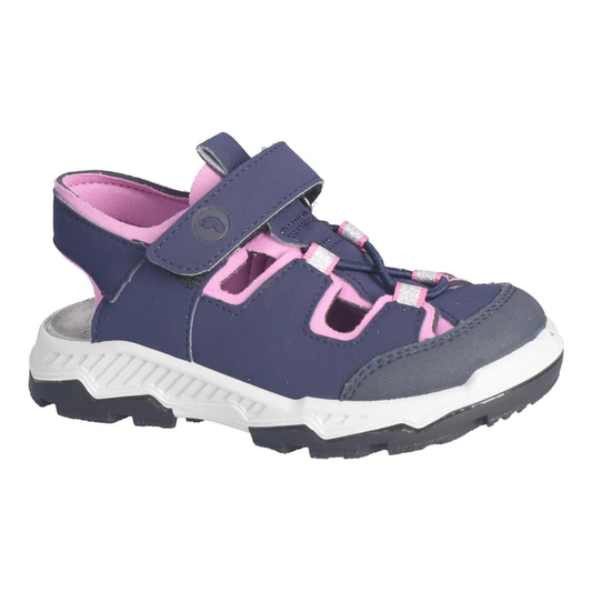 Ricosta Arizona Closed Sandal — Navy/Pink