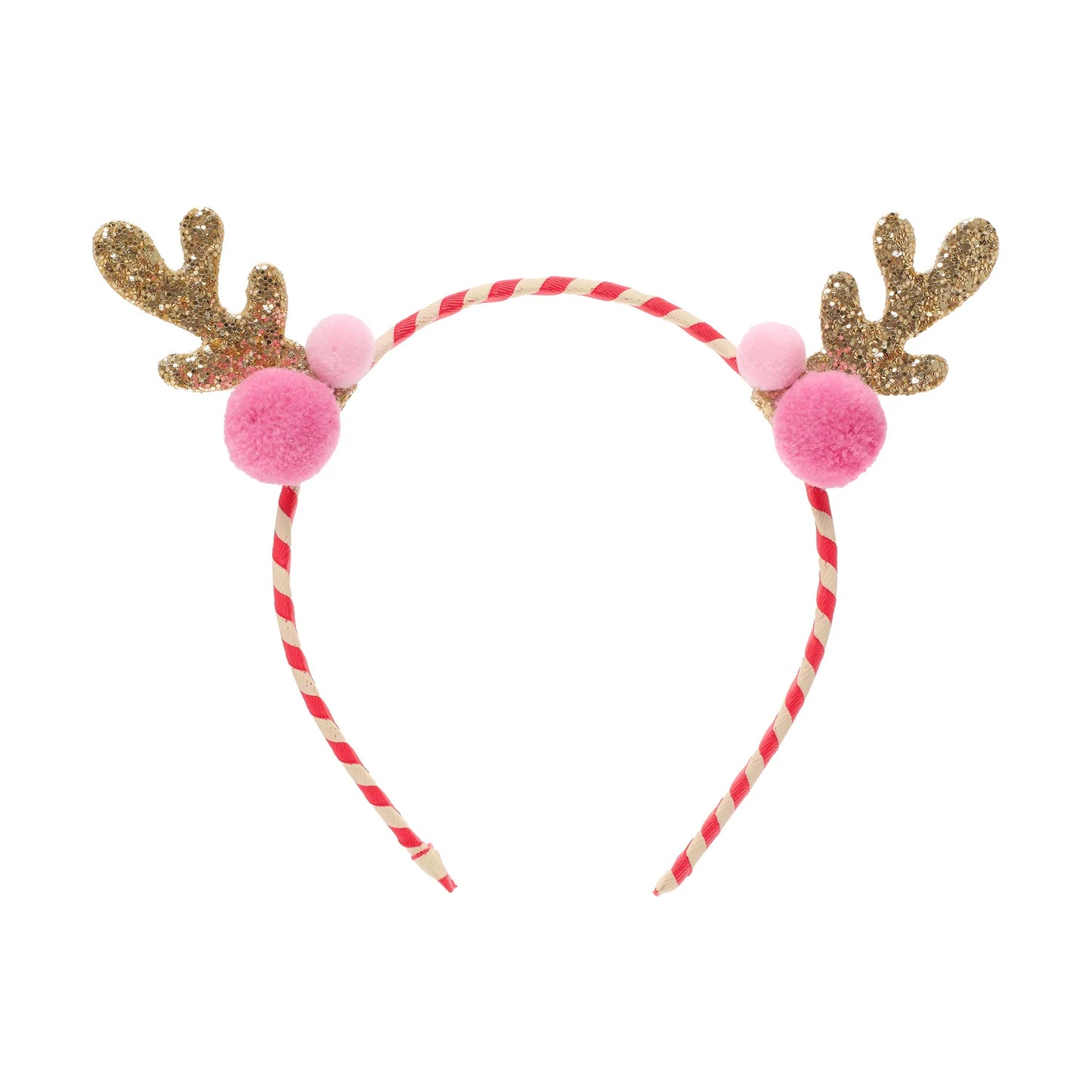 Rockahula Stripy Pom Pom Reindeer Headband