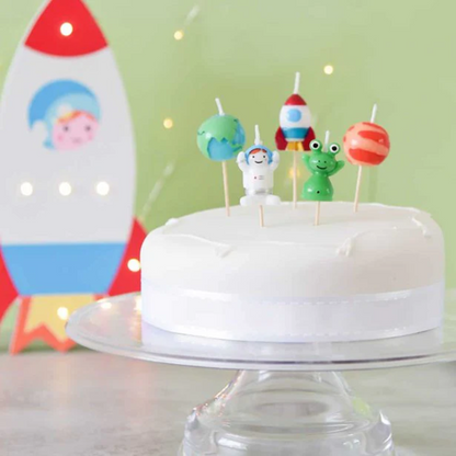 Smiling Faces Space Candle Set