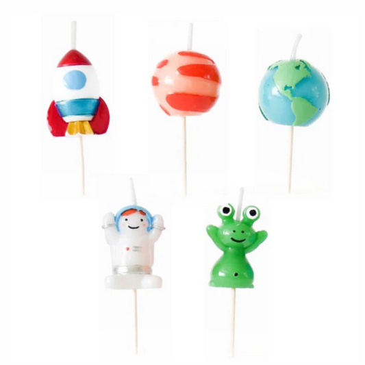 Smiling Faces Space Candle Set