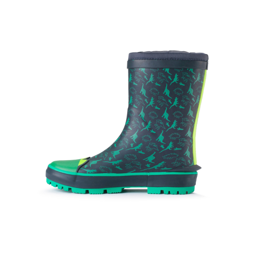 Start-Rite Big Puddle Welly — Navy Dinosaur