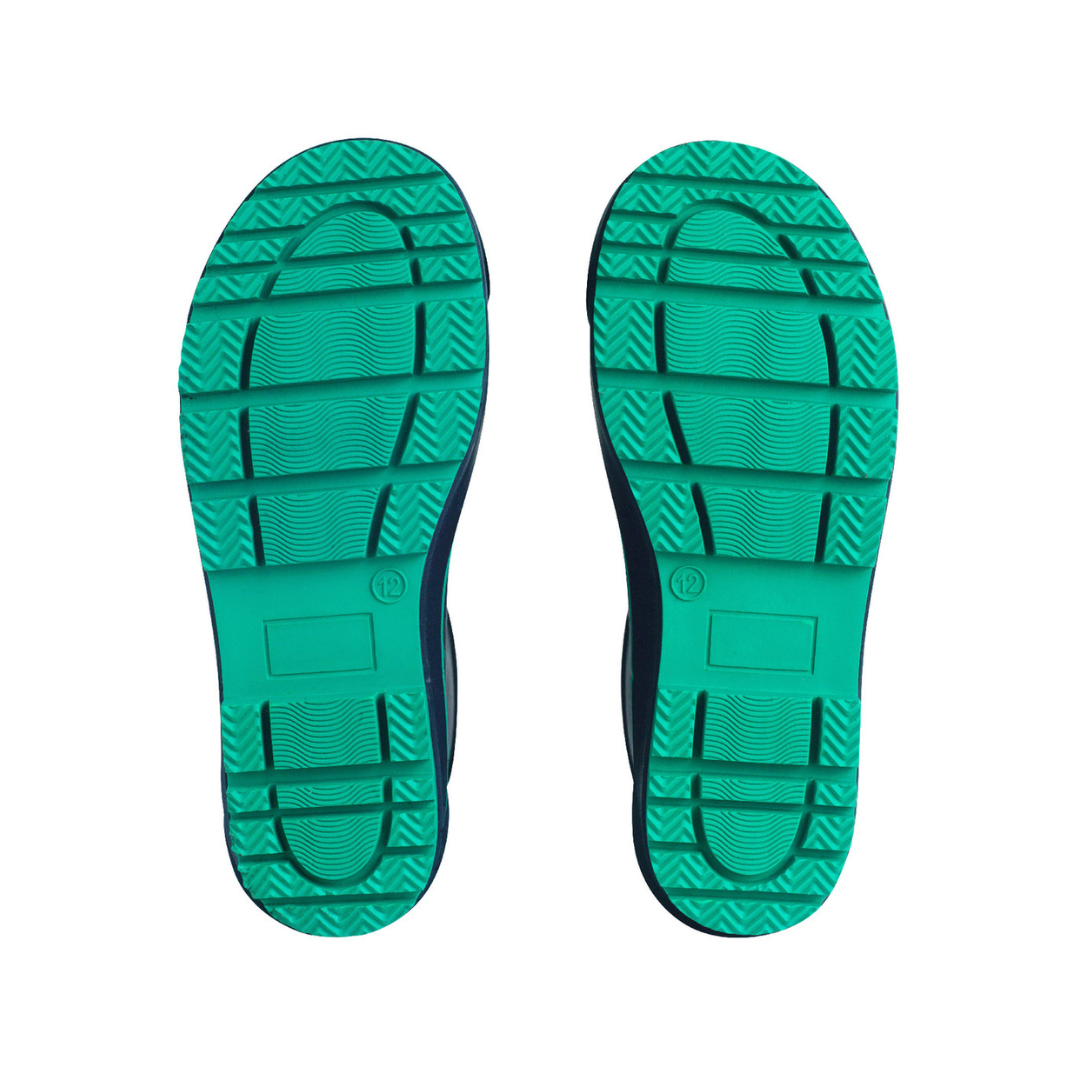 Start-Rite Little Puddle Welly — Navy Dinosaur