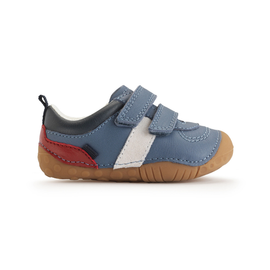 Start-Rite Zap — Denim Blue Leather/Suede