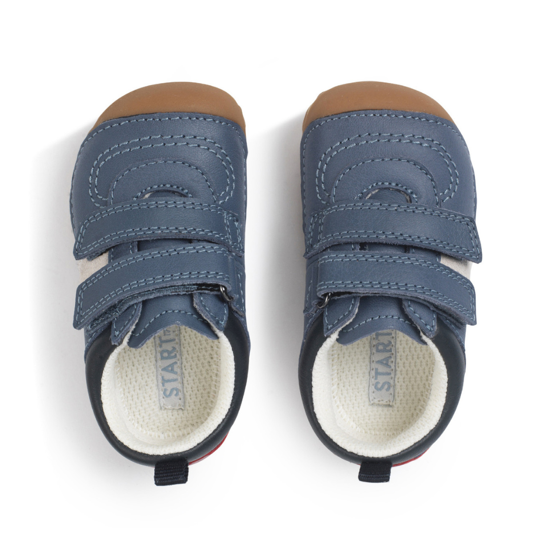 Start-Rite Zap — Denim Blue Leather/Suede