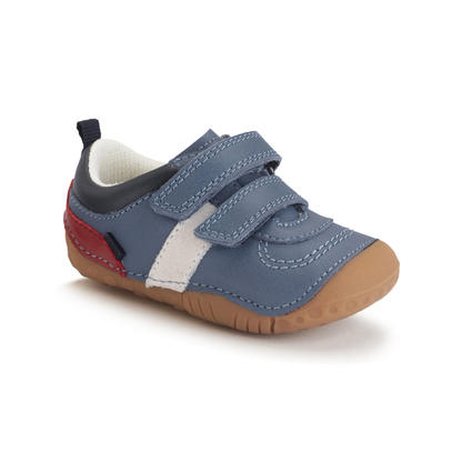 Start-Rite Zap — Denim Blue Leather/Suede