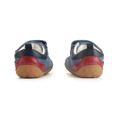 Start-Rite Zap — Denim Blue Leather/Suede