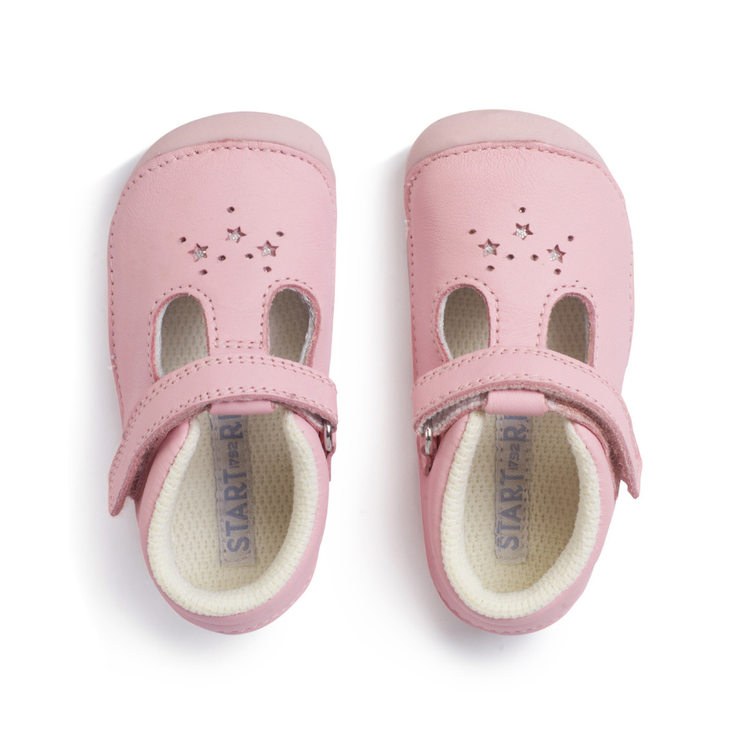 Start-Rite Tumble Leather Pre-Walker — Sugar Pink