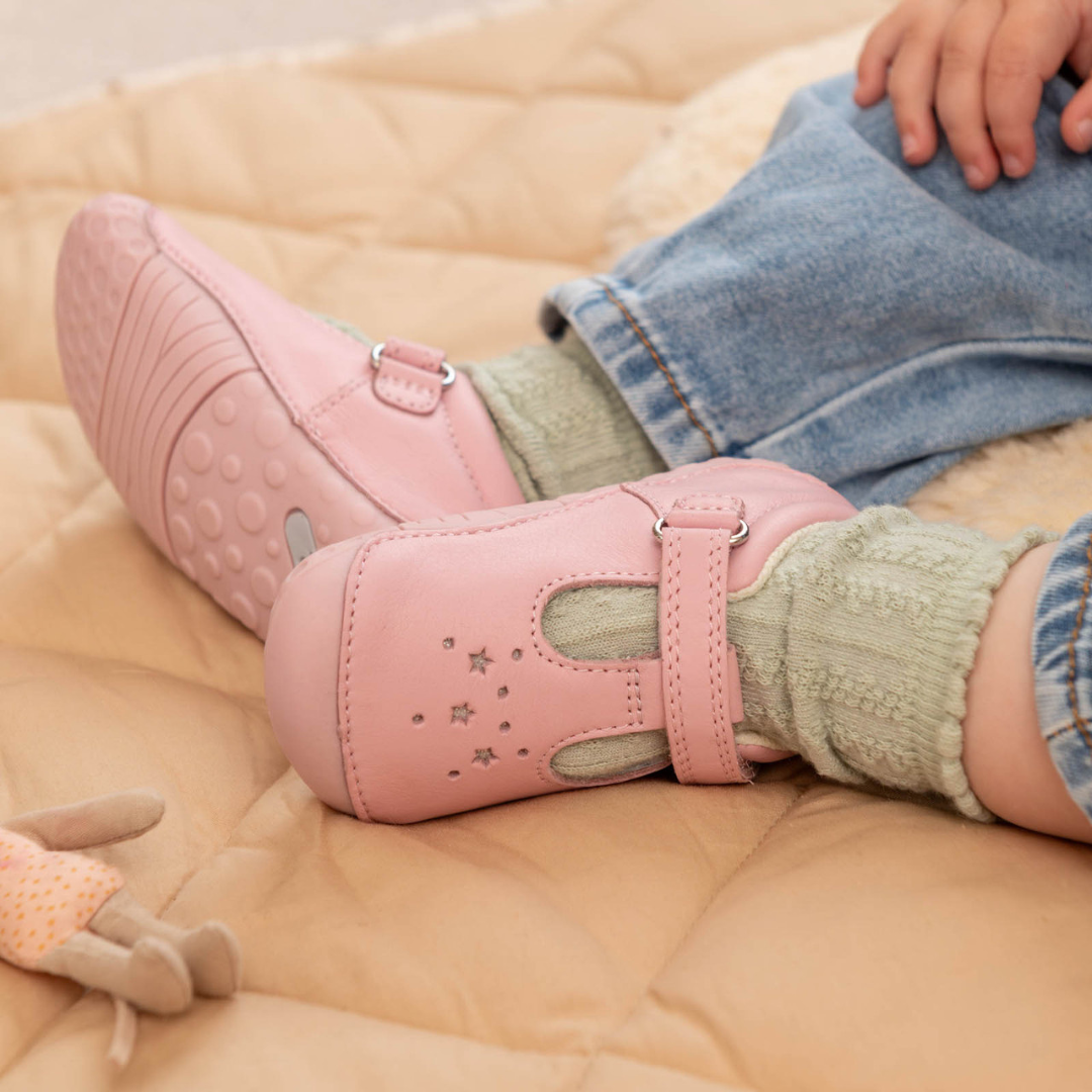 Start-Rite Tumble Leather Pre-Walker — Sugar Pink