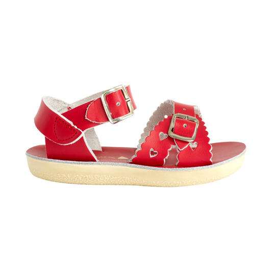 Sun-San Sweetheart Water Sandals — Red