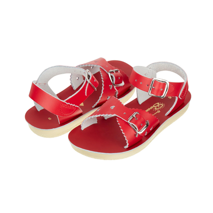 Sun-San Sweetheart Water Sandals — Red