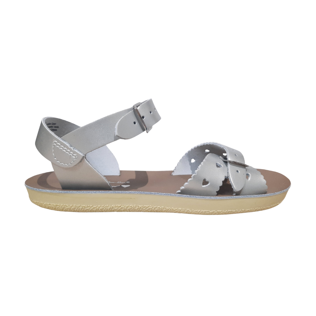 Sun-San Sweetheart Water Sandals — Silver