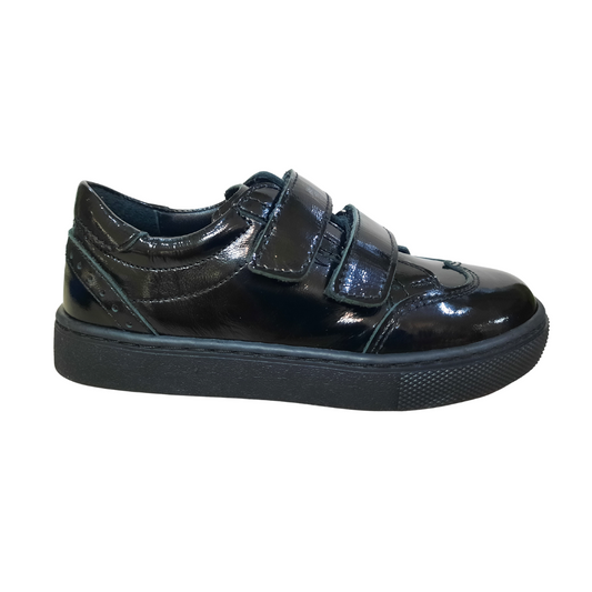 TT Kids Brogue Velcro School Shoe EU27-32