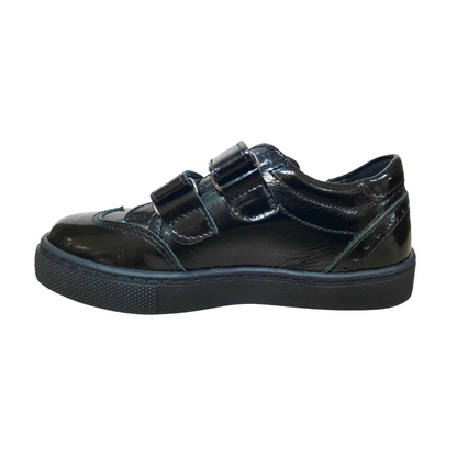 TT Kids Brogue Velcro School Shoe EU27-32