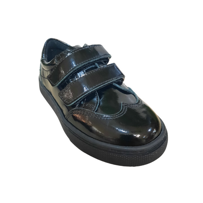 TT Kids Brogue Velcro School Shoe EU27-32