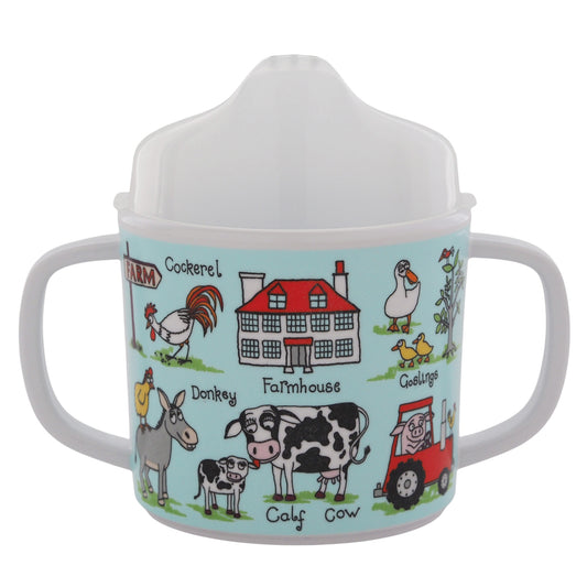 Tyrrel Katz Two Handed Toddler Sippy Cup - Farm