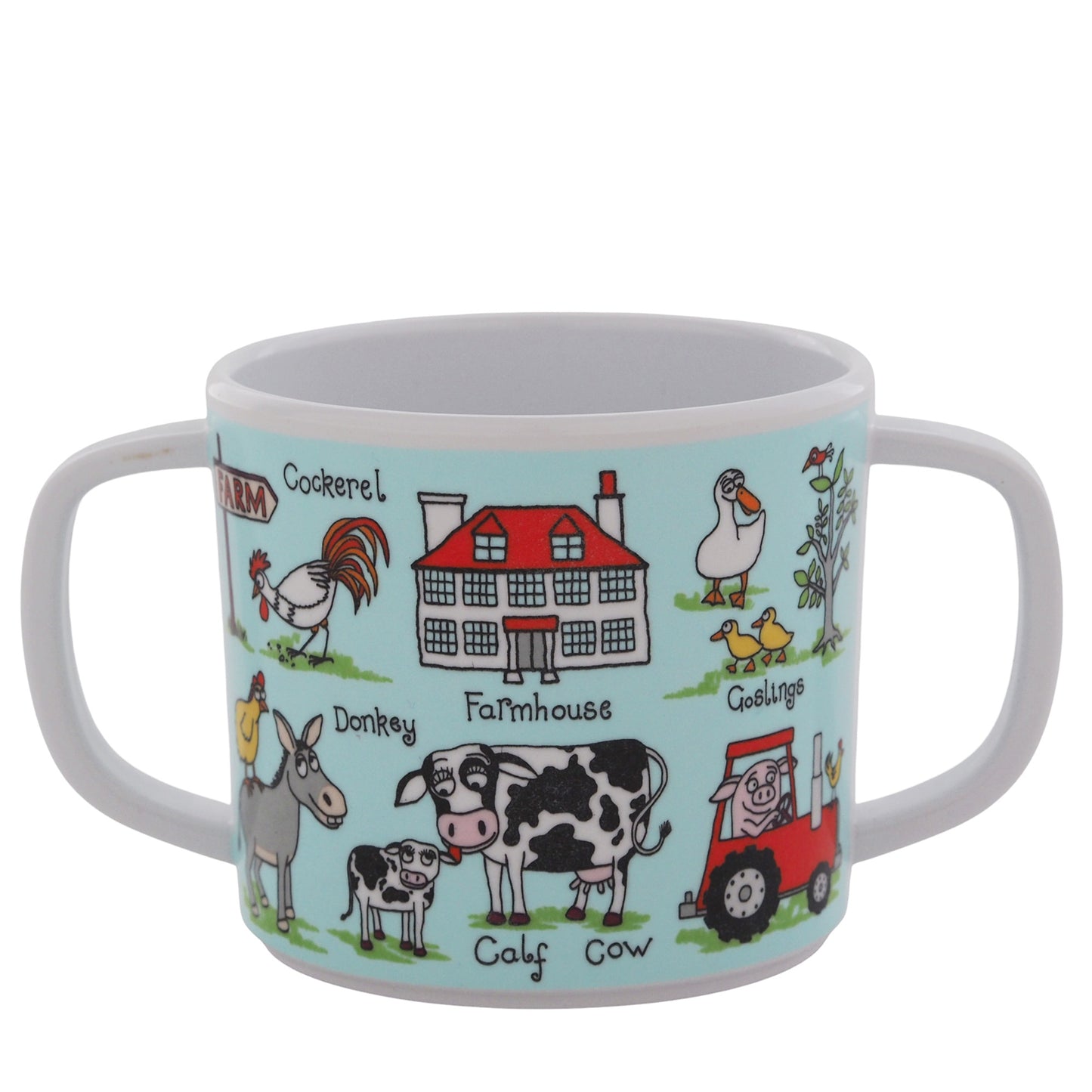 Tyrrel Katz Two Handed Toddler Sippy Cup - Farm