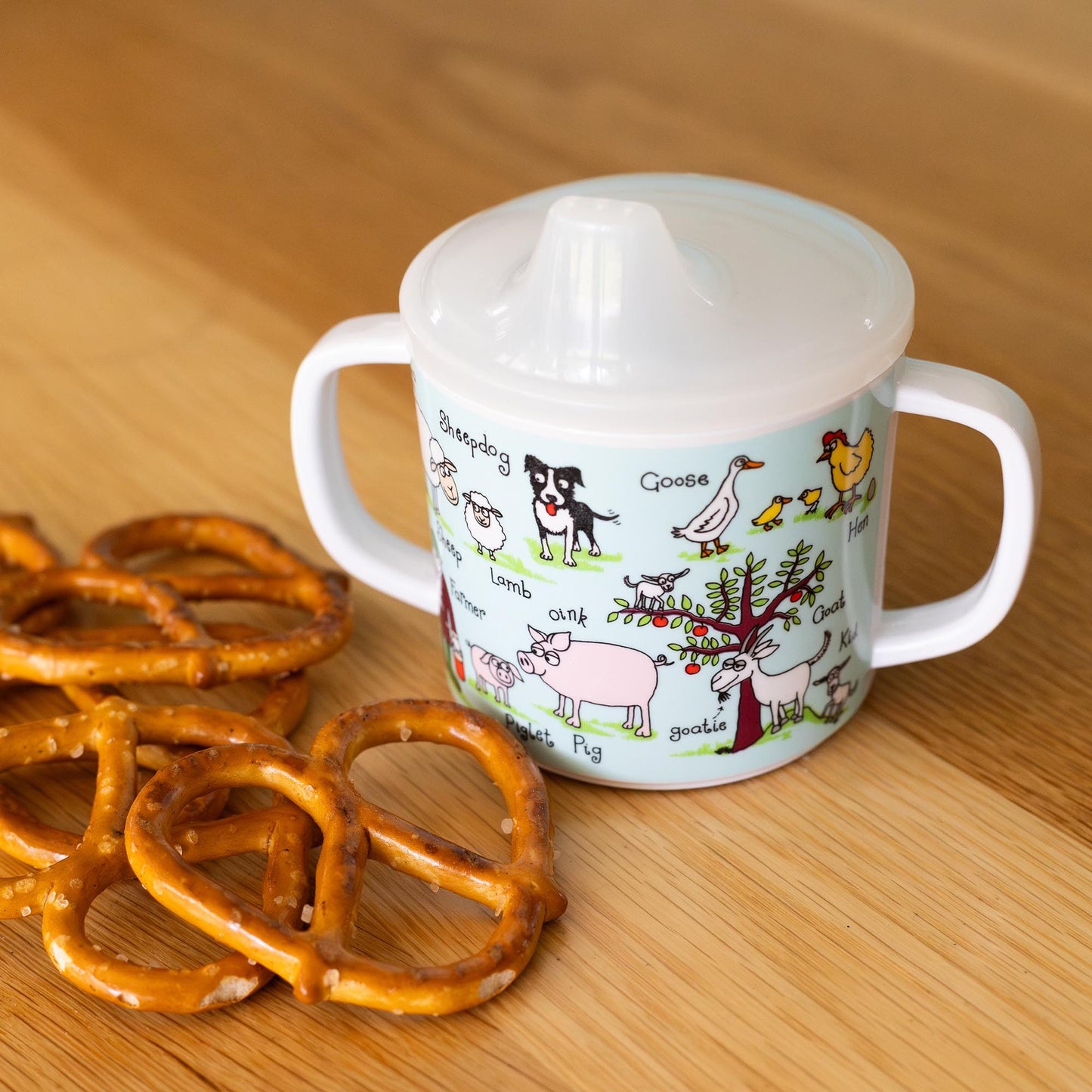 Tyrrel Katz Two Handed Toddler Sippy Cup - Farm