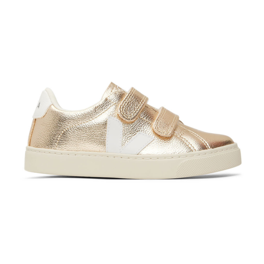 Veja Small Esplar Leather Shoe SV0520640C — Platine White