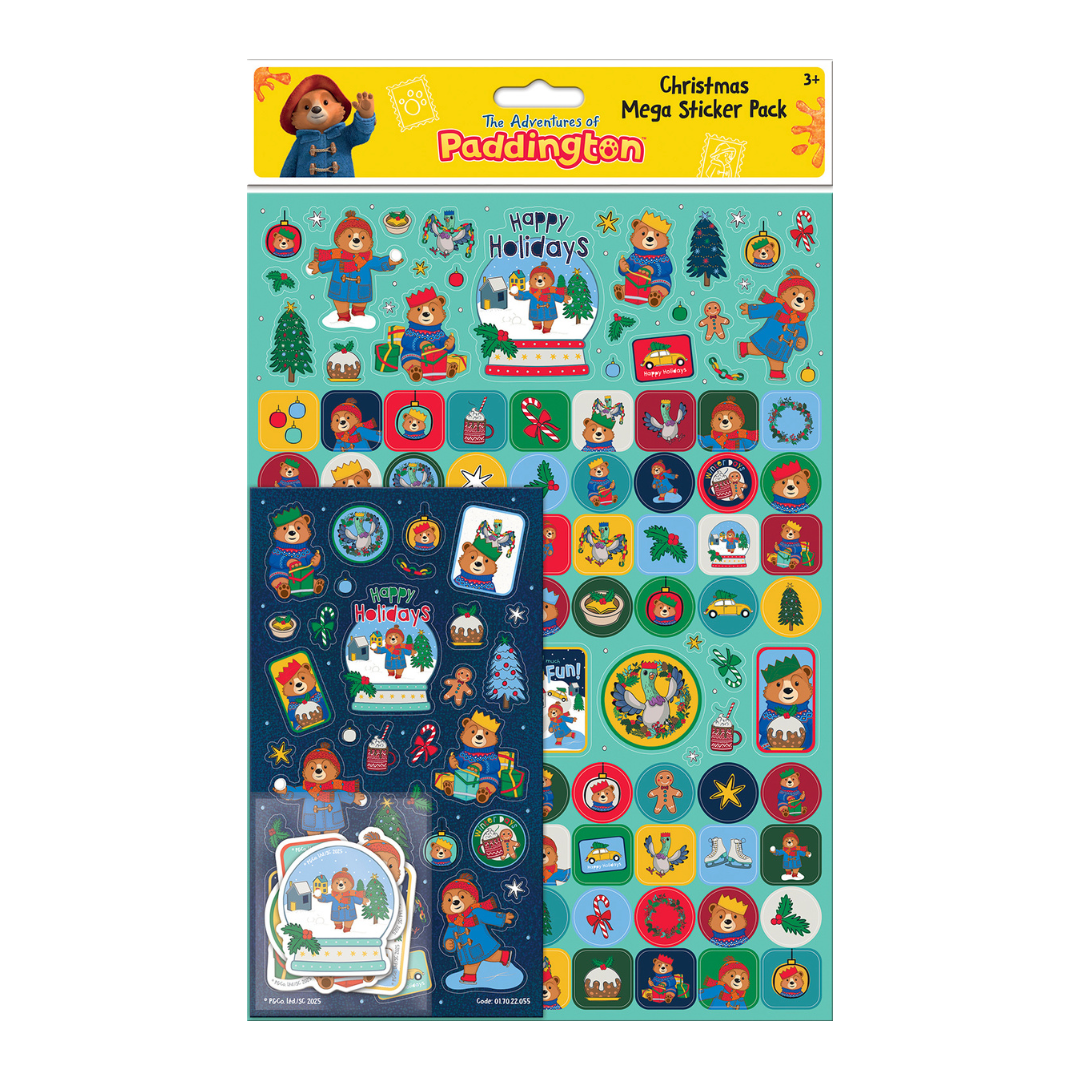 WSC  Adventures of Paddington  Christmas Mega Sticker Pack