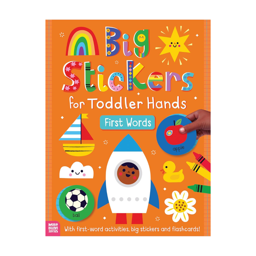 WSC Big Stickers For Toddler Hands - First Words
