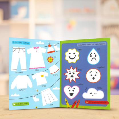 WSC Big Stickers For Toddler Hands - First Words