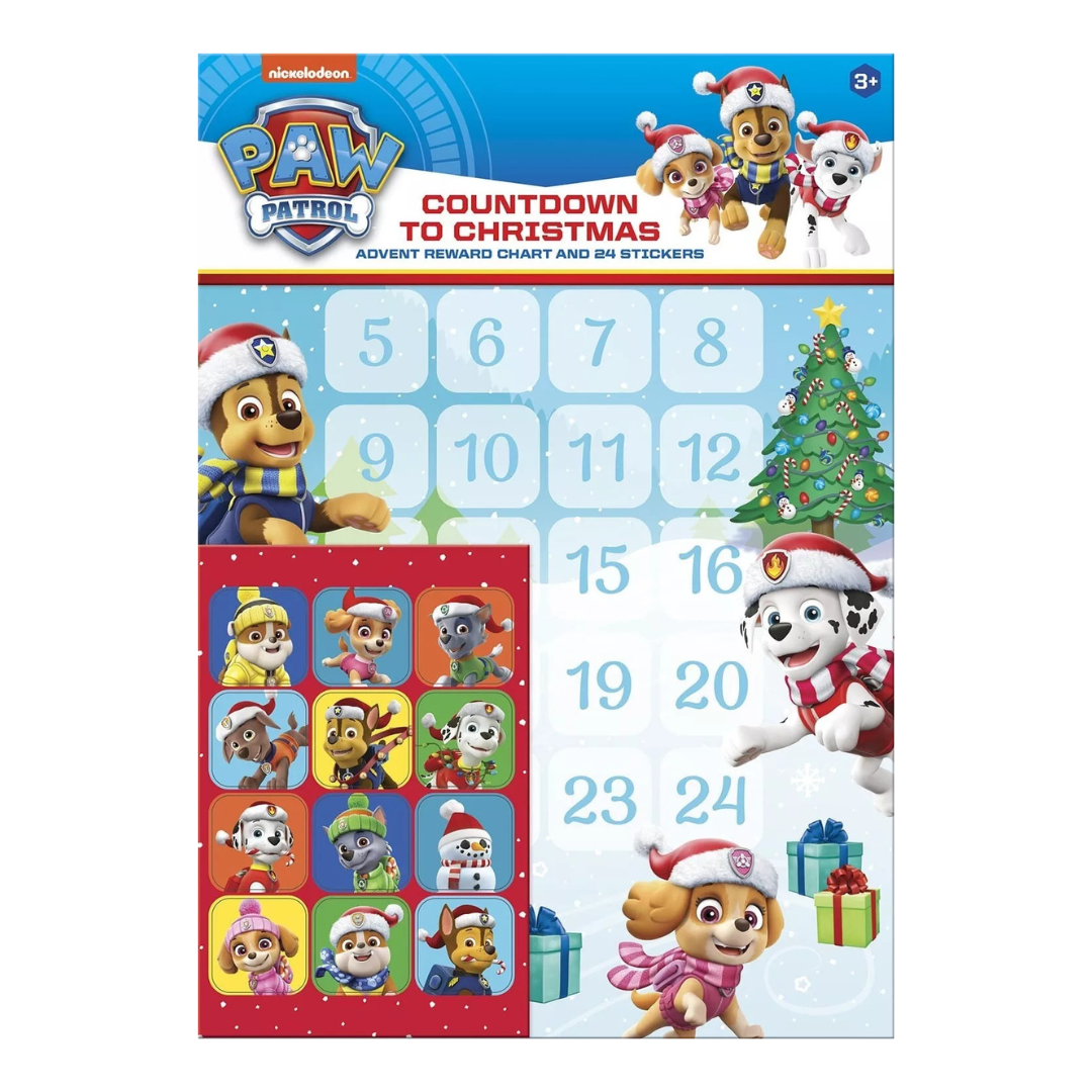 WSC Paw Patrol Christmas Reward Chart
