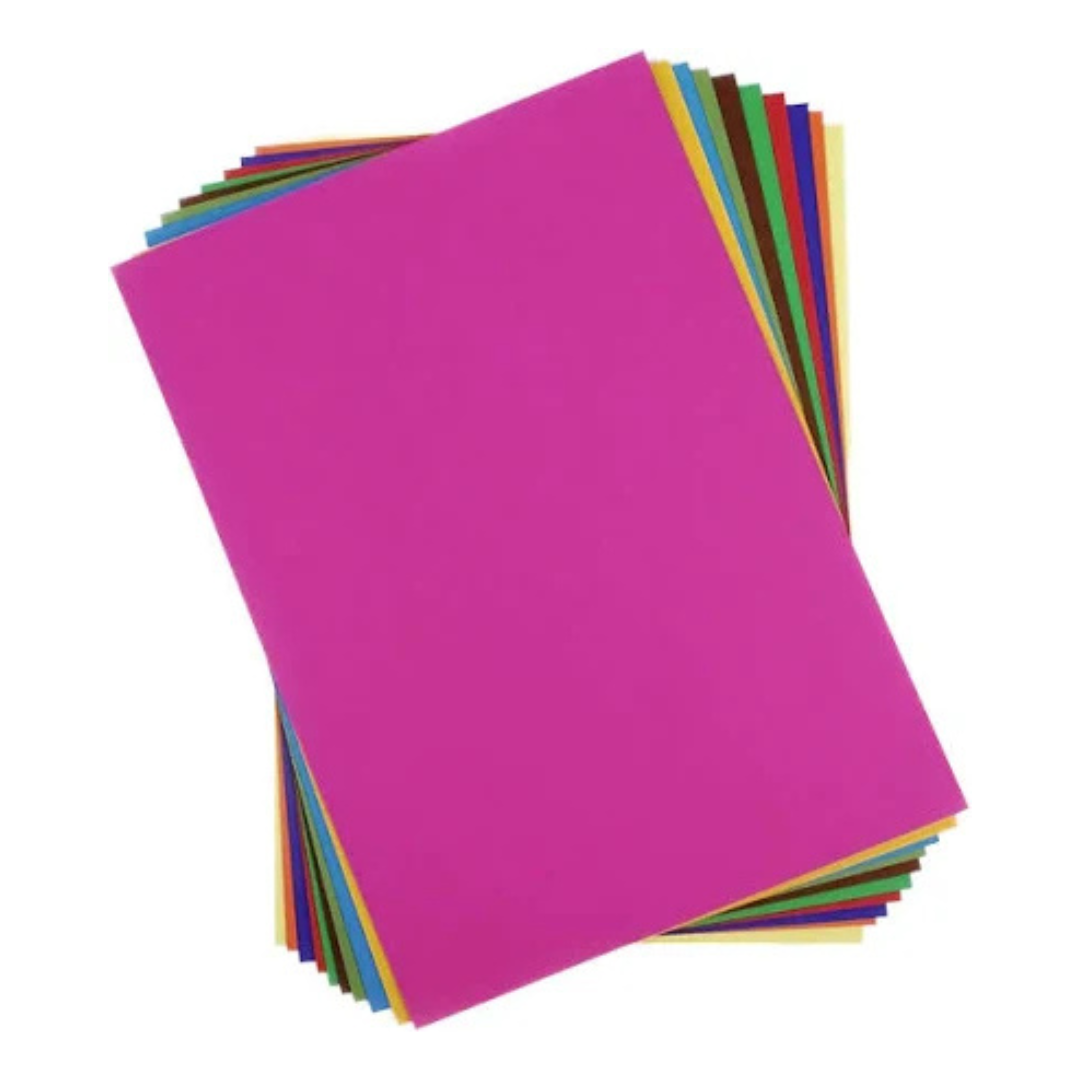 WSC Seawhite A4 Tropical Card - Assorted Colours