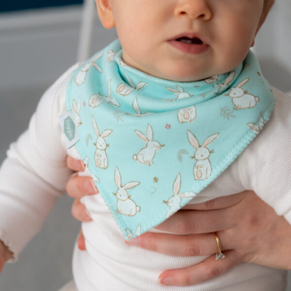 Ziggle Baby Giraffe & Elephant Bandana Dribble Bib