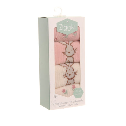 Ziggle Bunnies Boxed Sock Set