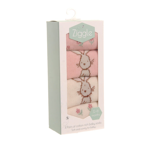 Ziggle Bunnies Boxed Sock Set