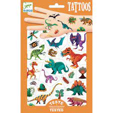 Djeco DJ09598 Tattoos Dinosaurs