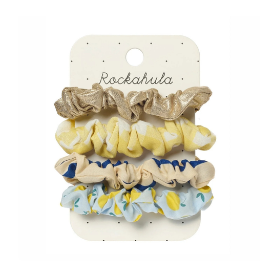Rockahula Lemon Drop Scrunchie Set